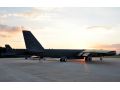 Two Bombers B 52H Stratofortress sunset widescreen